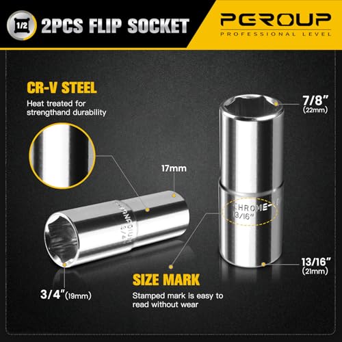 pgroup Telescoping Lug Wrench with Sockets
