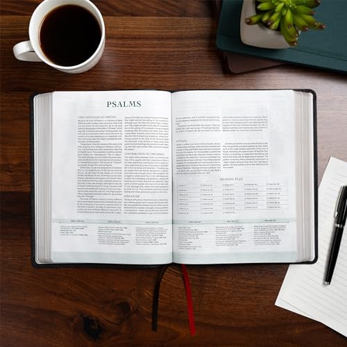 CSB Men of Character Bible, Revised and Updated, Black Genuine Leather, Black Letter, Articles, Character Profiles, Videos, Cross-References, Easy-to-Read Bible Serif Type - image 2