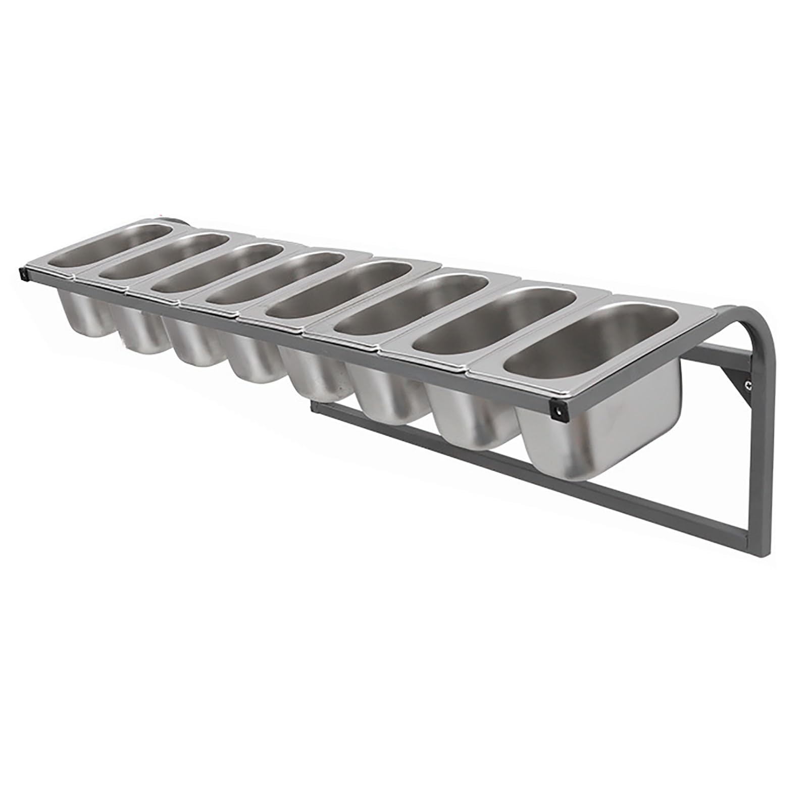 DFGHNBVC Stainless Steel Spice Rack Station For Kitchen Spacesaving Condiment Orga For Home Restaurant Ideal For Sauces Pizza Toppings Fruits,A-83Cm/32.6In