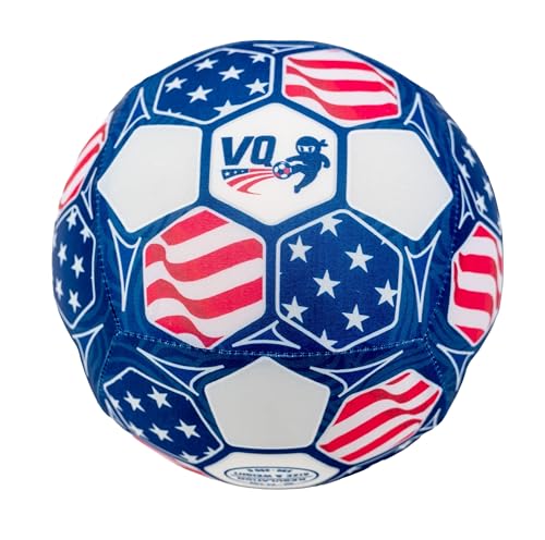 VQ Sports - Silent Soccer Ball for Indoor Training - Foam Soccer Ball Soft No Noise No Bladder Size 4