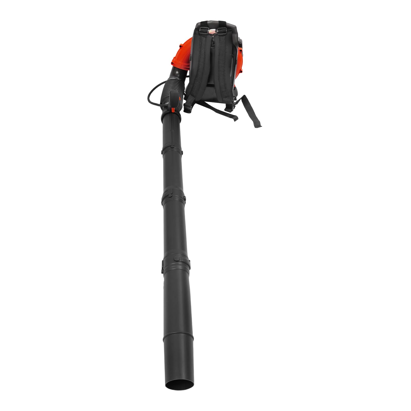 Soffiatore per foglie da 1,25 kW, 42,7 cc, a 2 tempi, a benzina, con spallacci, bottiglia di miscelazione per olio carburante, set di attrezzi, 6800 giri/min, soffiatore per aree innevate