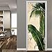Dekoracyjne Naklejki Na Drzwi Liście Plakat Home Art Dekoracyjne Tapety Na Drzwi Winylowe Nowoczesne Drzwi Naklejki-88 Cm (W) * 215 Cm (H)