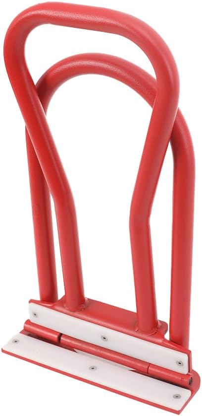 Roof Eaves Seam Bender, Metal Roofing Drip Edge Folding Tool for Standing Seam Mechanical Lock, 90-180° Roof Edge Hemming Crimper Tool for Roofer and Sheet Metal Worker (Red)