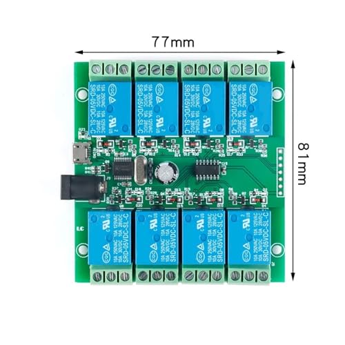 Module de commutation USB 8 canaux avec relais intelligents indépendants