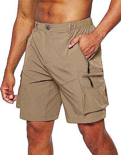 Tansoer Short Homme Ete Shorts de Travail Randonnée Trekking Shorts de...