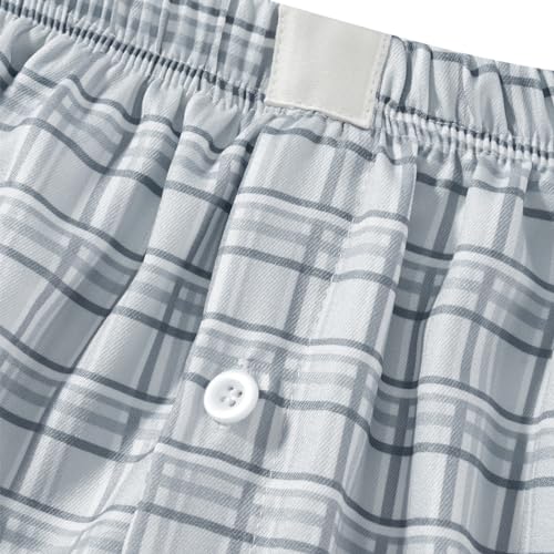 Image of Women Y2k Gingham Boxer Shorts Plaid Striped Cute Mini Bloomers Elastic Waist Loose Fit Summer Shorts