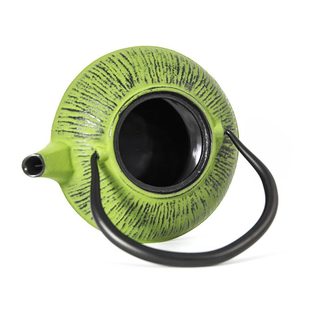 Tetera Hierro Fundido Ondulada Verdes 1L – Verde – 1L