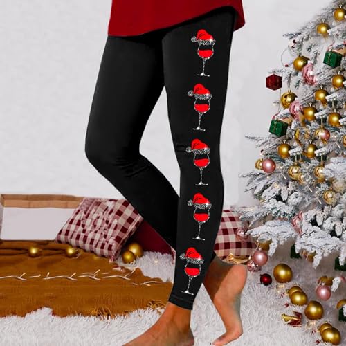 Polainas altas de Navidad mallas cómodas que no transparentan al correr 3