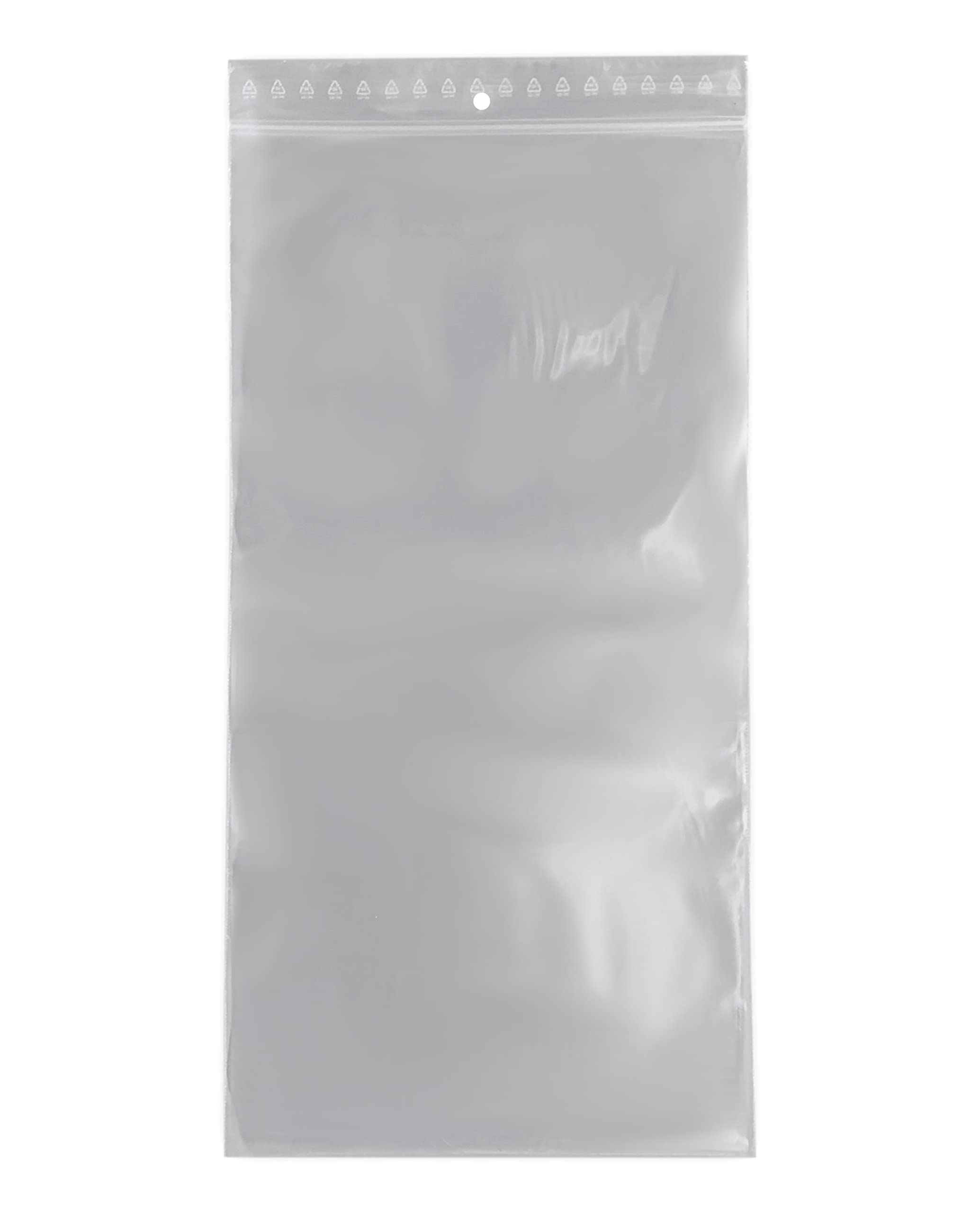 Lot de 500 sachets 180 x 350 mm fermeture zip Transparent. Sachet fermeture zip 18 x 35 cm 50u sac plastique compatible alimentaire et congélation de marque UNIVERS GRAPHIQUE REF UGZ180350