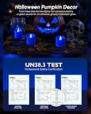 Homemory 12Pack 400+Hour Remote Control Flameless Candles, 2/4/6/8H Timer Led Votive Candles, Battery Operated Tea Lights for Wedding Table Centerpiece, Holidays, Halloween Pumpkins, Christmas Decor