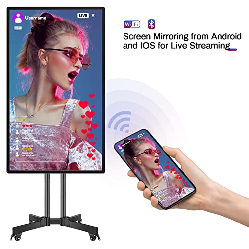 Jyxoihub Smart Board, 49 Inch Digital Electronic Whiteboard And Smartboard For Classroom, Screen Mirroring From For Live Streaming, Digital Signage Displays And Player For Advertising(Board Only) #TOP4