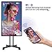 JYXOIHUB Smart Board, 49 Inch Digital Electronic Whiteboard and Smartboard for Classroom, Screen Mirroring from for Live Streaming, Digital Signage Displays and Player for Advertising(Board+Stand)