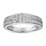 1. Parfait pour toutes les occasions : Ces bagues pour femmes en argent 925 finement travaillées ajoutent une touche élégante à un look classique. La zircone éblouissante scintille et attire l'attention.