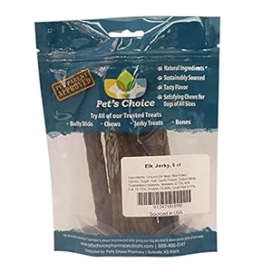 Pets Alternative Pure Canine Treats Elk Jerky 6 Rely Brown 00016pk  Cucciolini Doodles Pets alternative pure canine treats elk jerky 6 rely brown 0001 6pk   cucciolini doodles