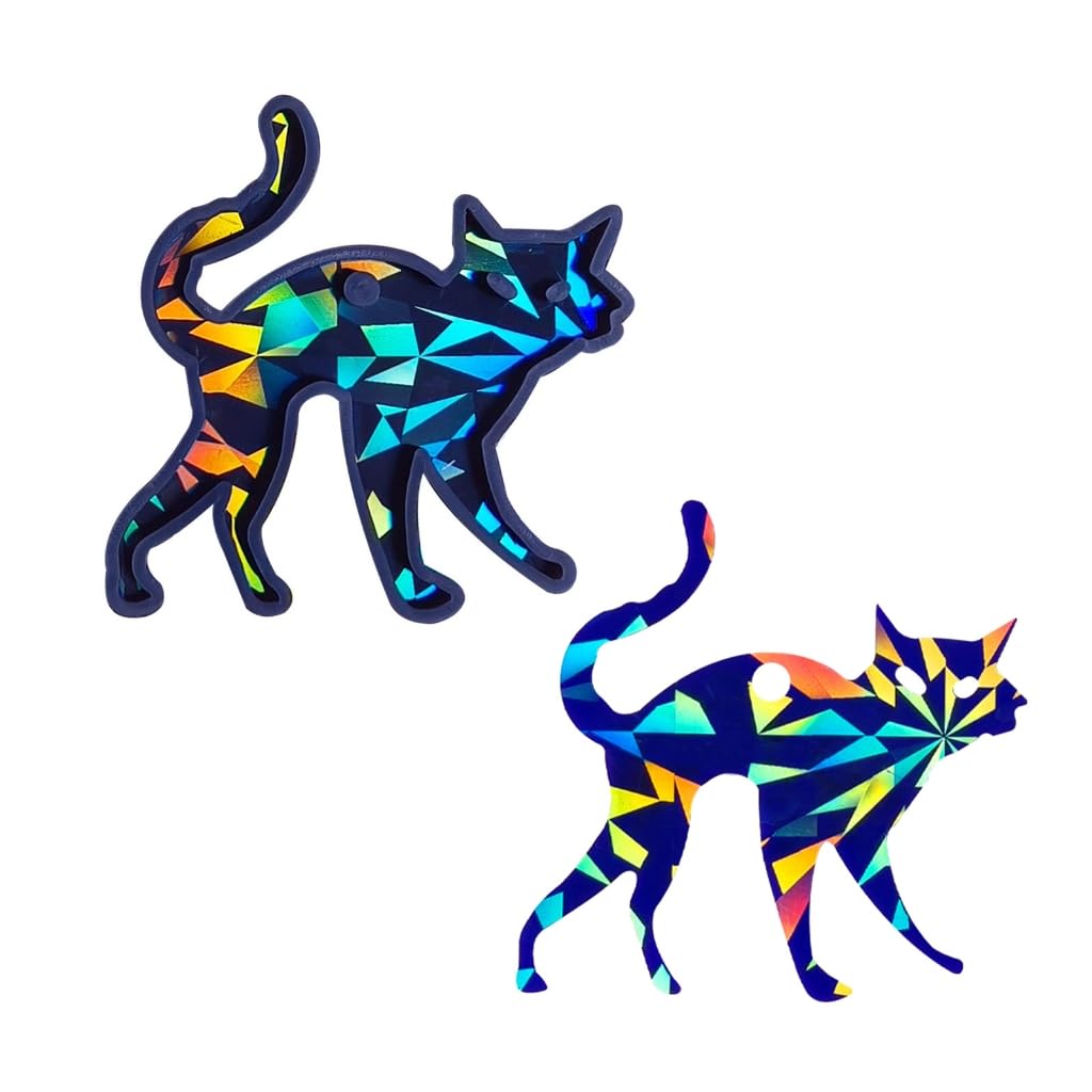 CASNO Silicone Mold, Silicone Mould Cat Resin Castings Molds Epoxy Animal Keychain Molds Valentines Day Decorations for Jewelry Casing Supply