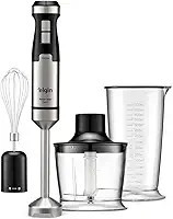 Elgin Mixer Power Inox 3 em 1, 1000W, Aço Inox, com Processador e Batedor de Claras, Velocidade Variável e Função Turbo