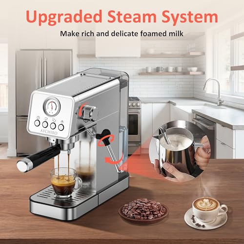 Professional Espresso Machine with Milk Frother