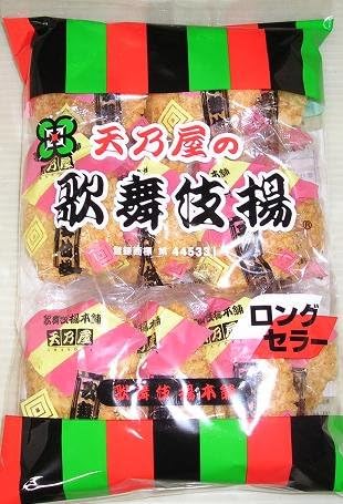 Amanoya Kabukiage Rice Cracker Sweet Soy Sauce Flavor 11 Pieces
