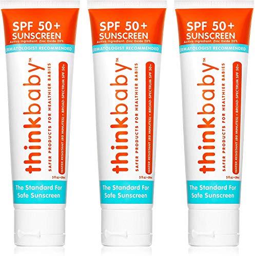 Thinkbaby Safe Sunscreen SPF 50+ (3 ounce) (3 pack)