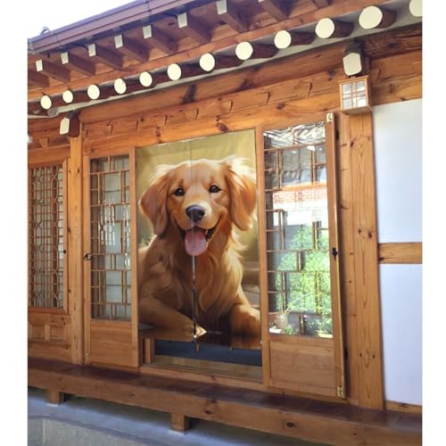Cortinas opacas infantiles para oscurecer dormitorio de 142 x 86 cm con estampado de perro 3