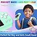 TEBIYOU Handheld Games for Kids Built-in 218 Video Games, Portable Kids Travel Toys for Ages 4-13 with Rechargeable Battery 3.0