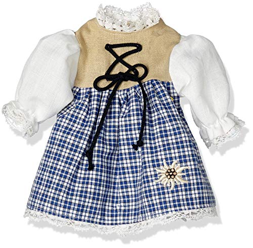 Preisvergleich Produktbild Puppenmode Sturm 8835-00 Dirndl für Puppen, Blau