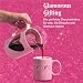 Imagen de Paris Hilton  Elegante taza de gres en color rosa oscuro