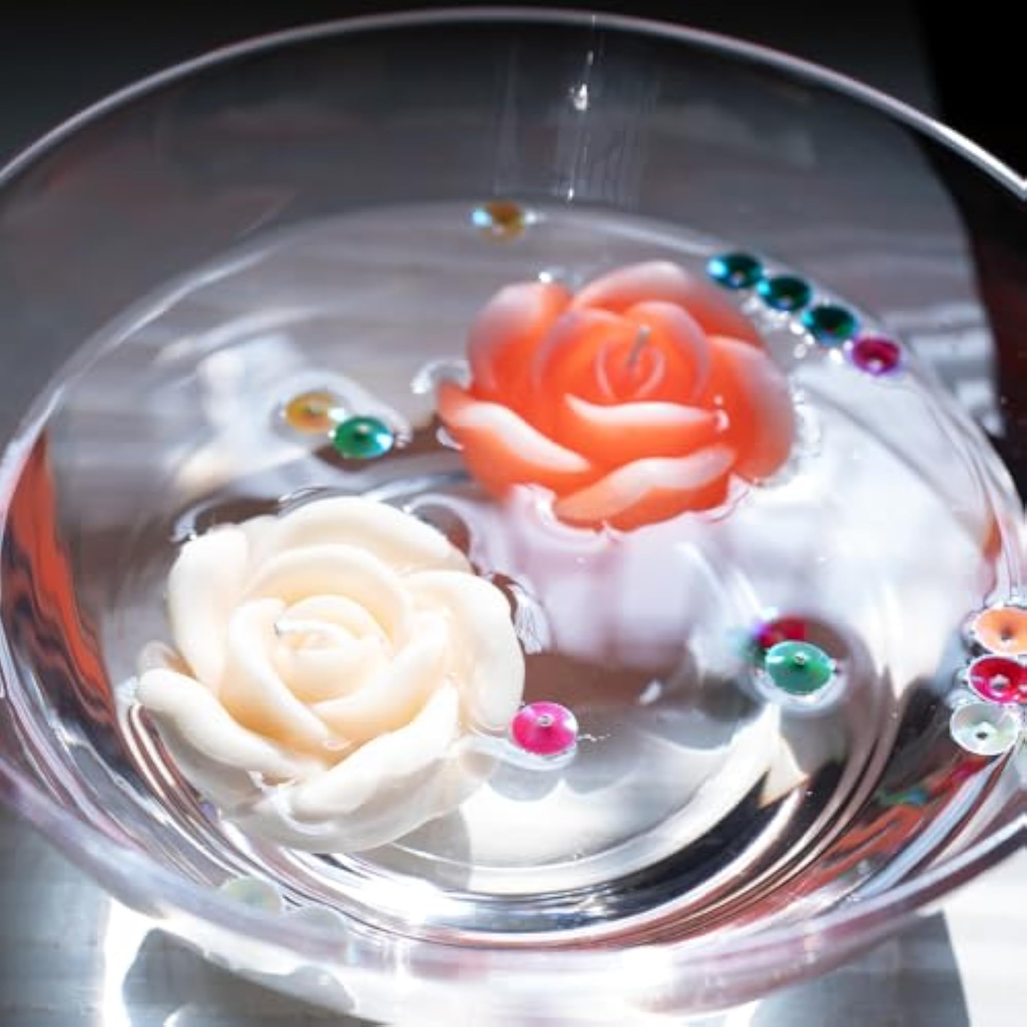 Eco-Friendly Scented Wax Candle Rose Flower Shaped