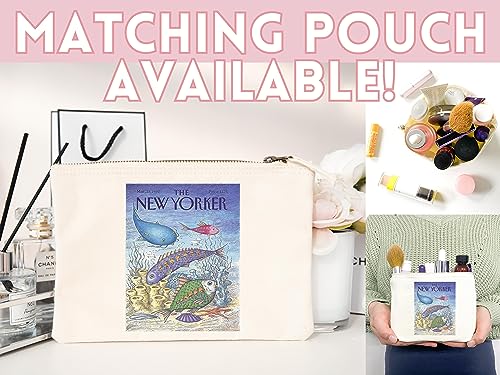 Bolso tote New Yorker con arte y pouch a juego miniatura 5