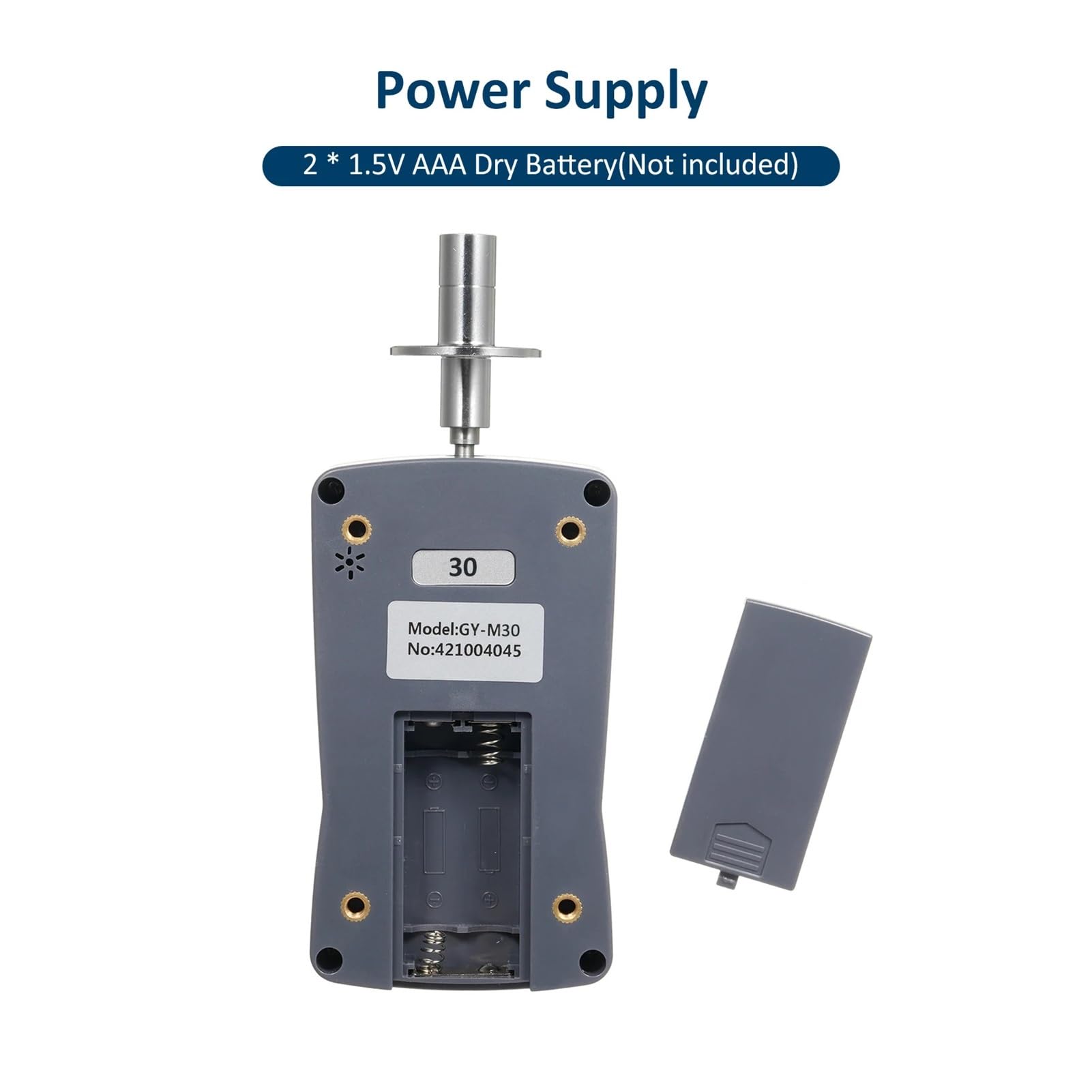 Medidor de dureza fruta GY-M15, minipenetrómetro, durómetro con rango 0,2 a 15 Kgf/cm² (x10^5 Pa), división carga