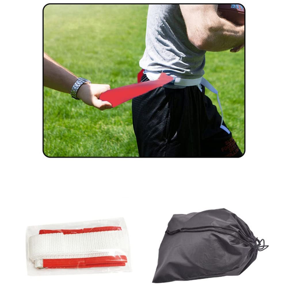 Rugby Taille Drapeau Pvc Streamer Youth Rugby Belt Game Tirez le drapeau déchirer le drapeau pour gagner la ceinture de drapeau pointue
