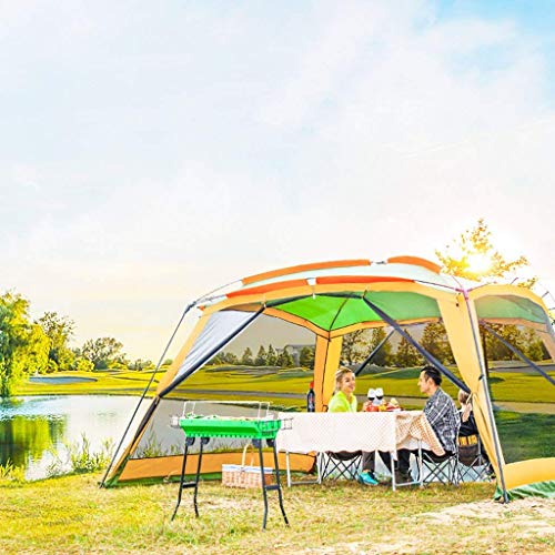 Pergola extérieur de camping structure renforcée et grand auvent de plage durable