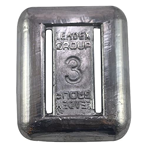 Palantic Scuba Choice Uncoated Hard Diving Weight, 3LB