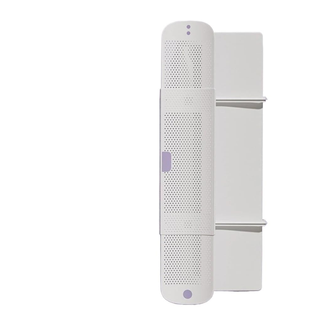 Whegavgko Purple Scalable Anti-Direct Blow Deflector Adjustable Angle Retractable Air Conditioner Wind Universal Wall-Mounted