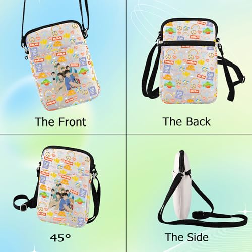 G2TUP Korean Pop Music Crossbody Bag Mark & Heachan & Renjun Fans Gift Group Member Shoulder Bag Korean Album Merchandise3