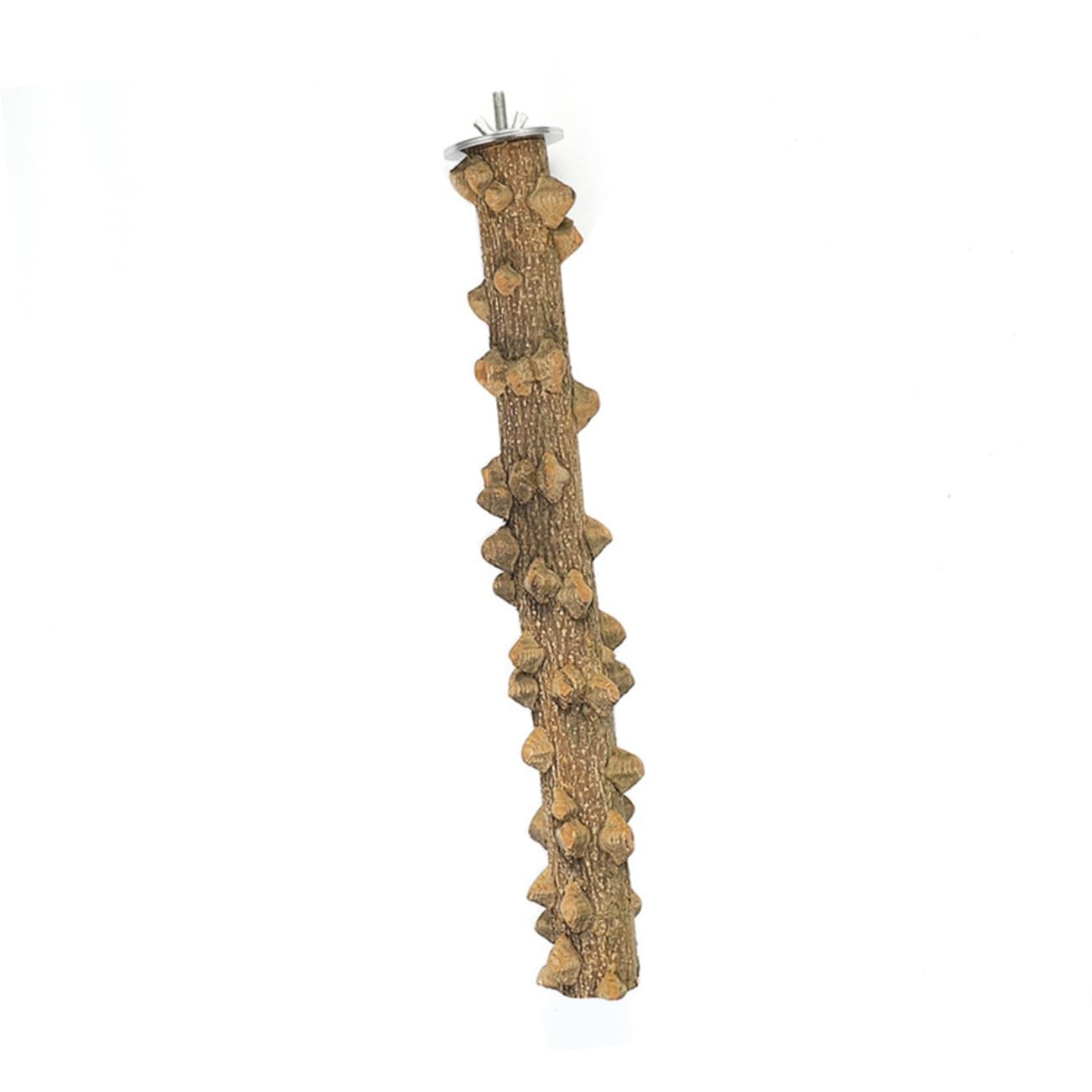 DOITOOL 3pièces Perchoir Bois Naturel pour Oiseaux Jouet Et Stand De Jeu pour Perroquets Cockatiels Conures Et Autres Petits Oiseaux