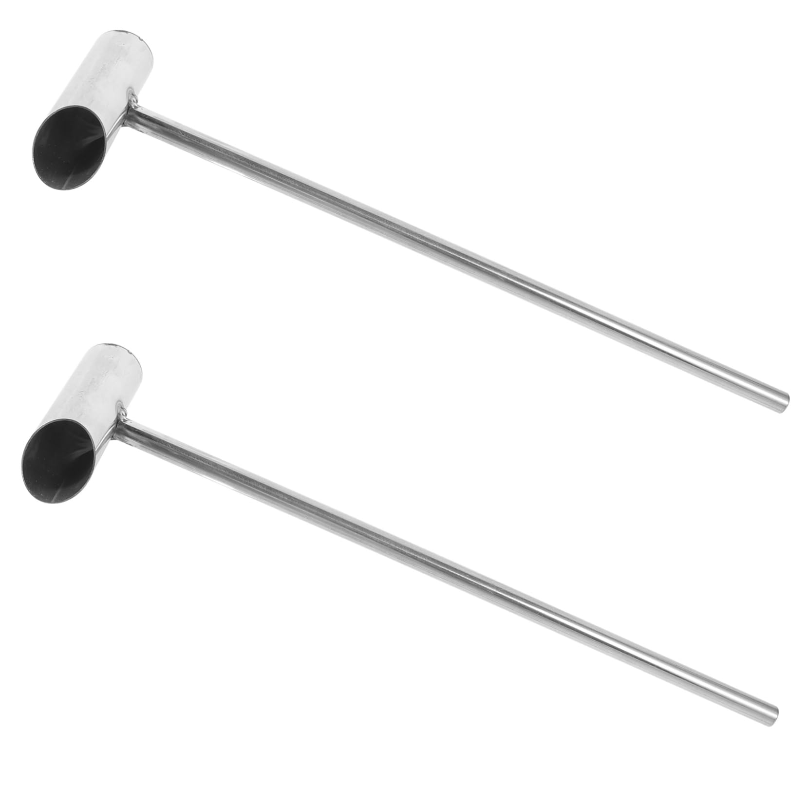 MOLUCKFU 2pcs Marshmallow Spoon Reusable Candy Scoop Candy Floss Machine Spoon Wear-resistant Sugar Scooper Dog Ice Cream Scoop Metal Marshmallow Scoop Silver Stainless Steel