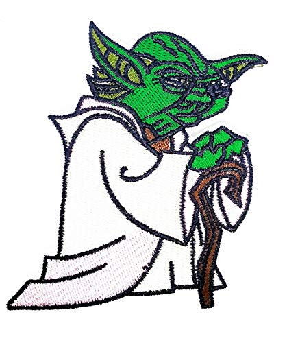 Gemelolandia Écusson thermocollant Maestro Yoda 9 x 7 cm