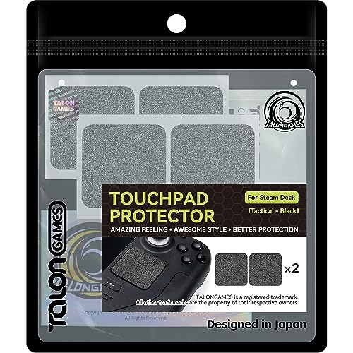 【 トラックパッド保護 & 手触りUP 】 TALONGAMES Steam Deck OLED/Steam Deck 用 トラックパッドプロテクター トラックパッドアクセサリーキット タッチパッドステッカー 背面ボタン用シリコンステッカー 保護カバースキ