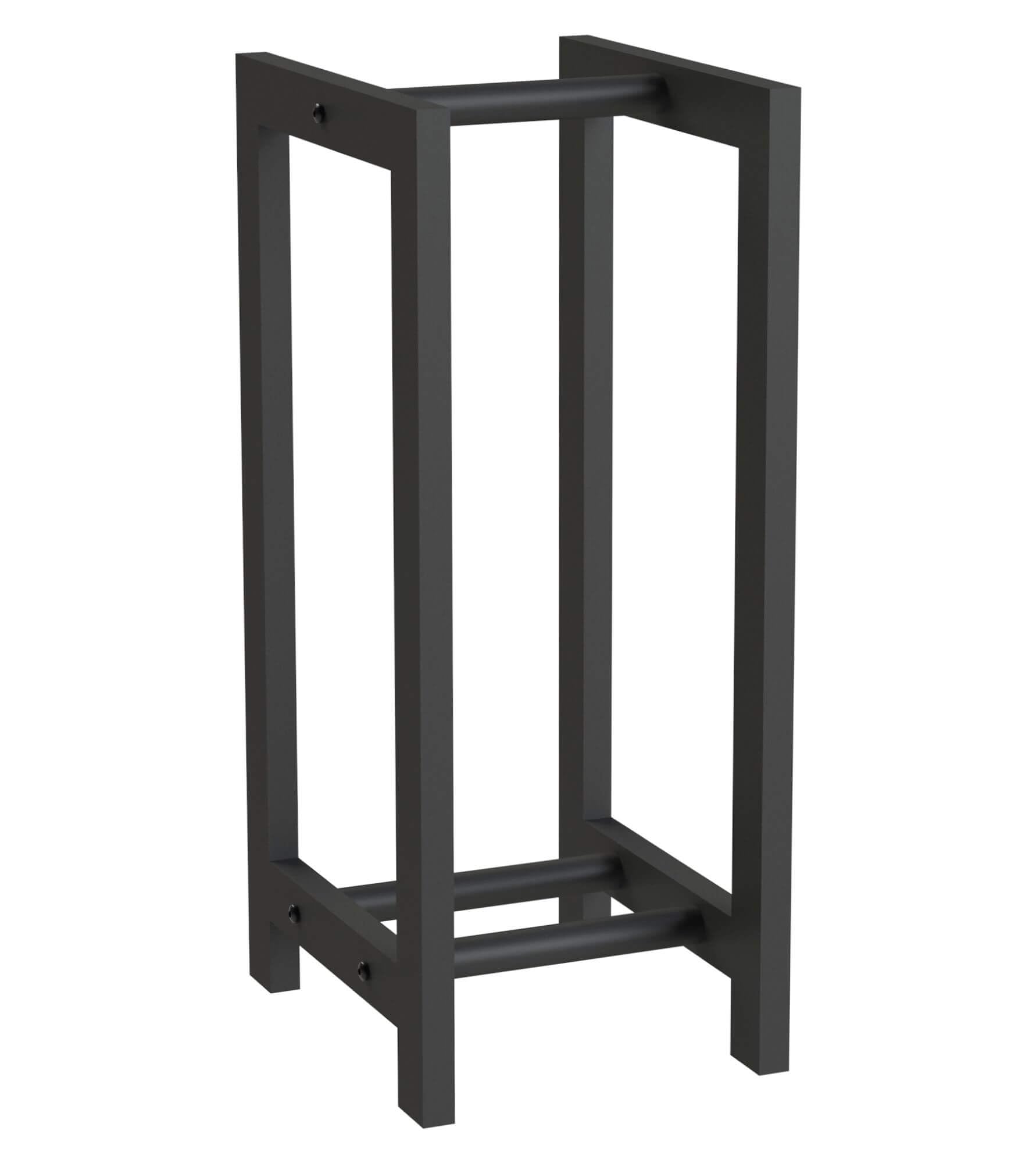 DanDiBo Kaminholzregal Innen Metall Schwarz Stehend Kaminholzständer 96467 Kaminholzhalter Brennholzregal Feuerholzregal