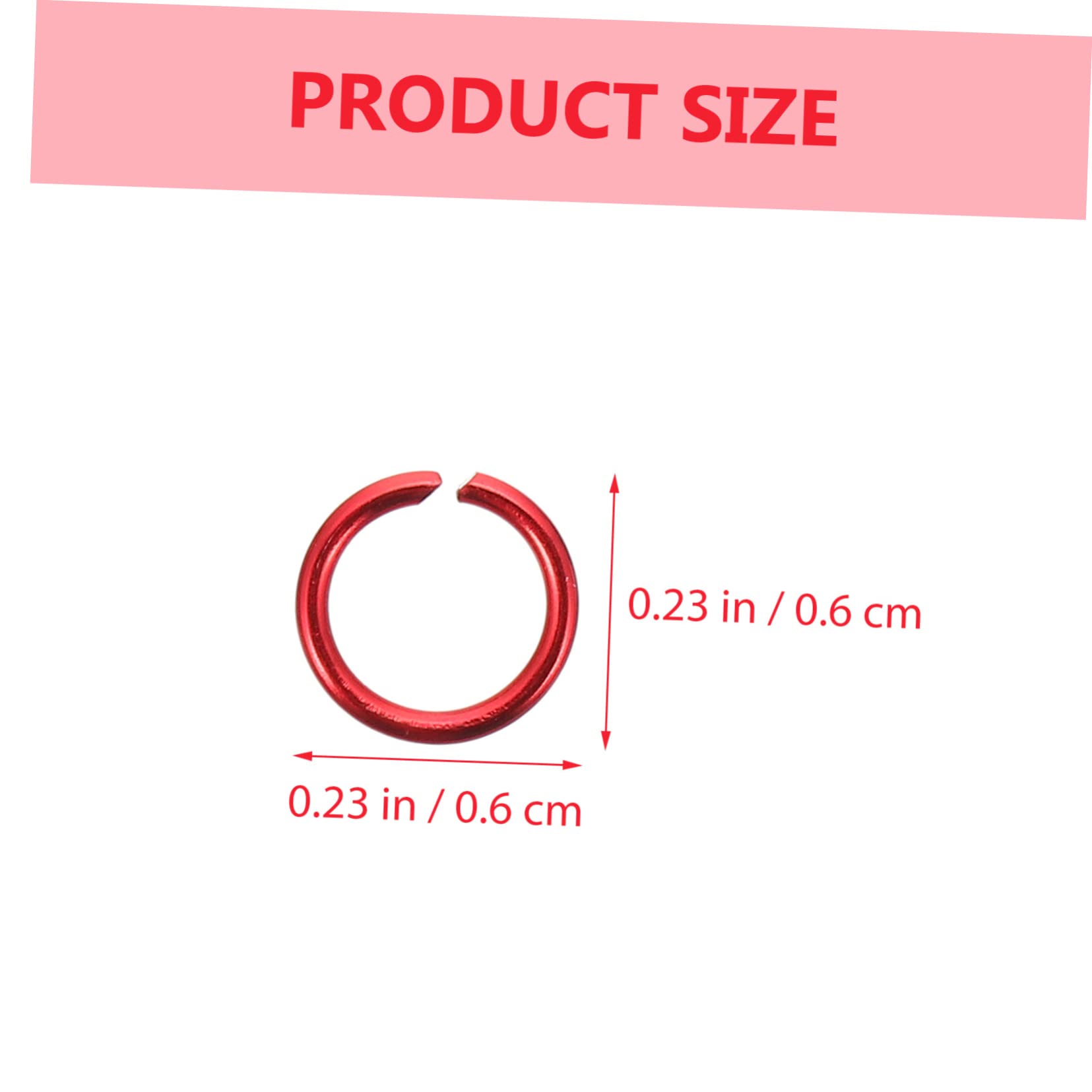 STOBOK 2 Sets Schmuckherstellung Offene Biegeringe Geteilte Armbänder Sprungringe Halskettenherstellung Zubehör Große 250 Stück * 2