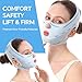 BIHEVN Line Lifting Mask Chin Strap for Sleeping, V Line Mask, Face Lift Prevent Sagging,Double Chin Reducer,Jawline Shaper,All-Around Coverage, Wrapping and Shaping More Comprehensively.