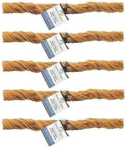 Barkworthies Premium Dog Treats, Large Tripe Twist (5 Count)