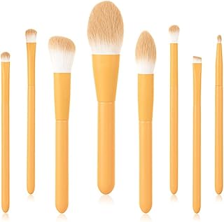 8 Makeup Brush Set Soft Brush Wooden Handle B...