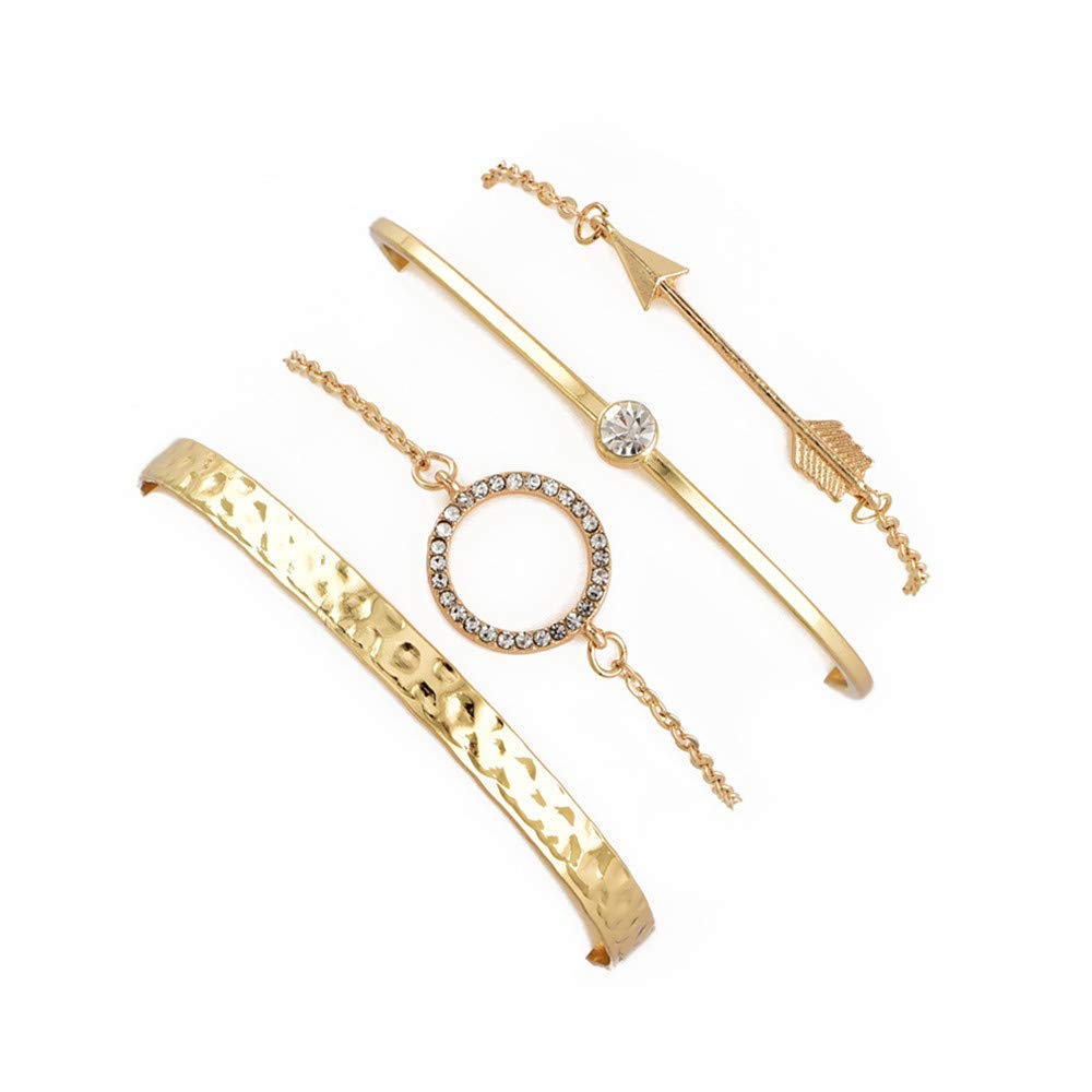Cavigliera da Spiaggia, Set di Braccialetti con ciondoli in Cristallo con Perline Rotonde in Lega da Donna, Gioielli con Catenella per Piedi durevoli e utili