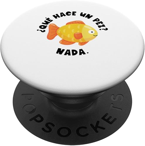 Que Hace Un Pez Nada Spanish Teacher Bilingual Teacher Dual PopSockets Standard PopGrip