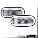 Mingrui test OEM Side Marker Light for 2000-2009 Hon'da S2000 S2K 2Pcs Fender Indicator Lamp Clear Lens With Amber Halogen Light Bulbs