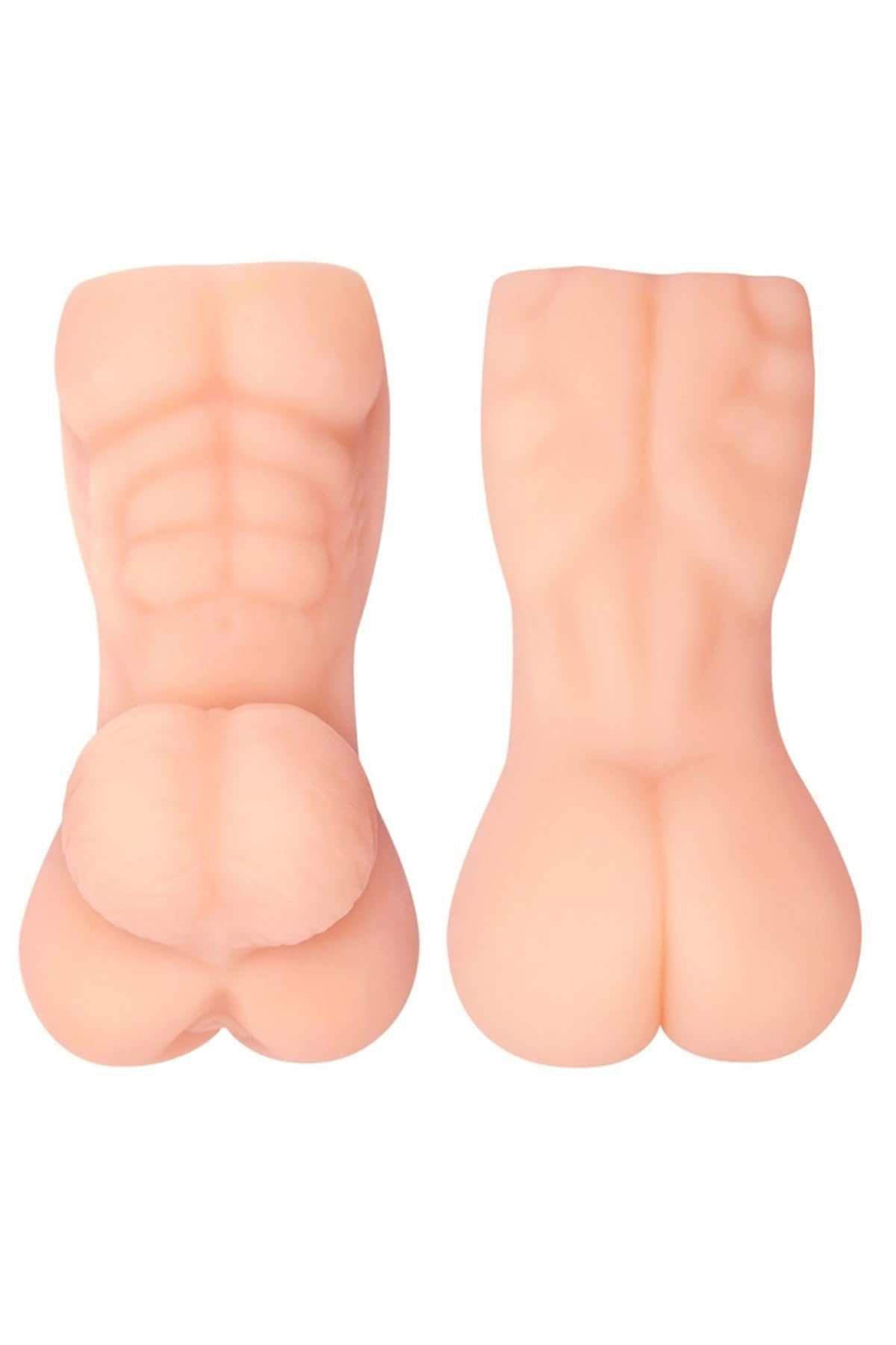 TruvaShop, TruvaShop, 3 Boyutlu Testisli Yarım Erkek Vücutlu Suni Anal Mastürbatör