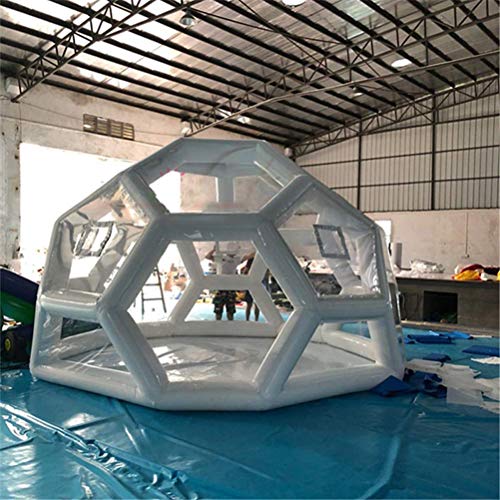 Carpa transparente inflable esférica para camping miniatura 3