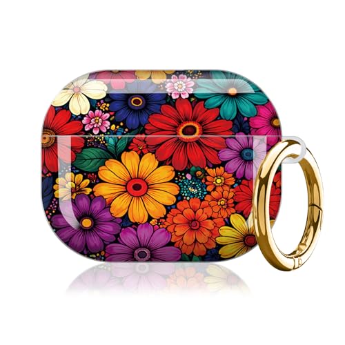 AirPod Pro 3 �P�[�X 2025 �p�P�[�X �X�����ϏՌ��ی�J�o�[ �L�[�`�F�[�������O�t�� ���C�����X�[�d�Ή� �X�^�C���b�V���ŏ�v�ȃf�U�C�� �����p (�J���t���ȉԕ�)